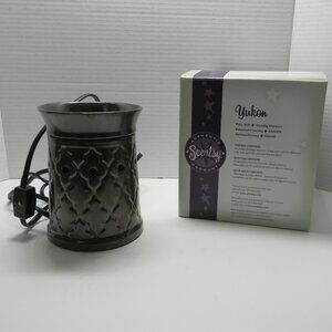 Scentsy Morocco Wax Warmer Dark Green Tested Works EUC